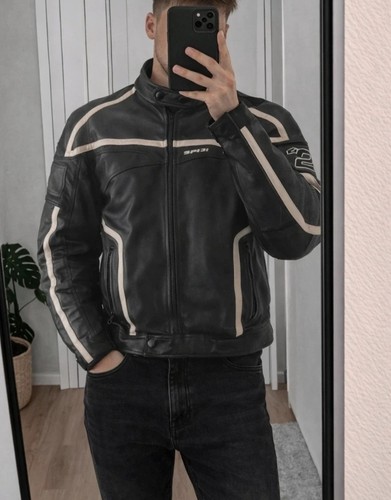 Spidi leder bikerjacke xxl - leder,