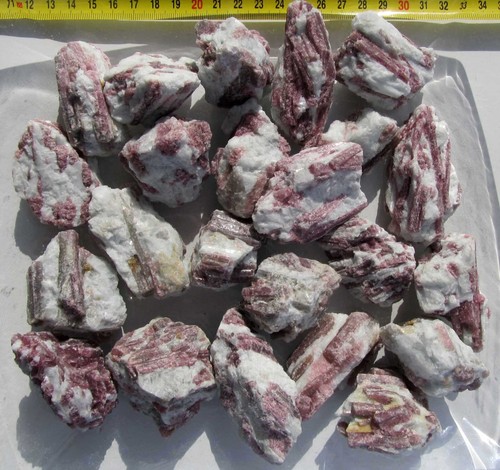 Roter turmalin quarz - roter, in