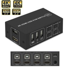 4 Port HDMI 2.0 KVM Switch Box