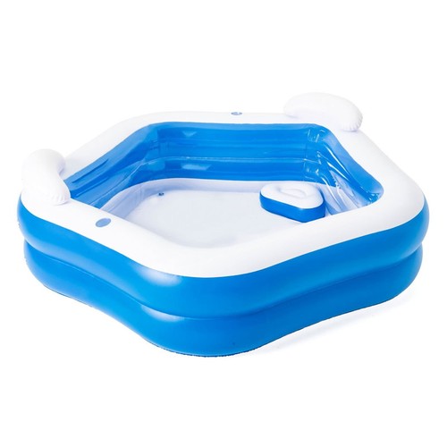 Bestway family pool backyard - family,