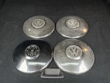 4x VW VOLKSWAGEN KÄFER T1 T2 T3 RADKAPPEN BLENDEN CHROM 255mm