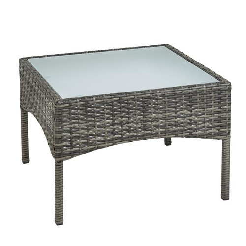 Polyrattan beistelltisch - polyrattan,