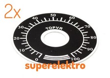 Potentiometer-Skalen-Scheibe
