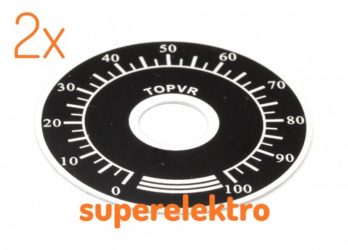Potentiometer-Skalen-Scheibe