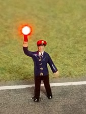 Bahnbeamter mit roter SMD