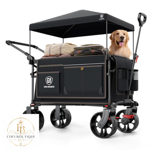 Faltbarer bollerwagen schwarz - faltbarer,