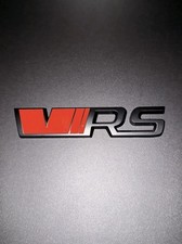Emblem VRS Rot/Schwarz geeignet für Skoda Fahrzeuge