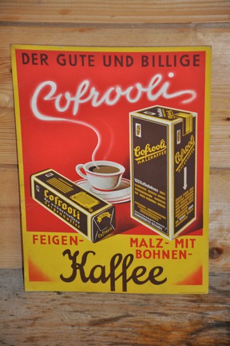 Altes reklameschild cofrooli - altes,