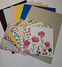 Stampin up Designerpapier-Set, zarter Frühling,16 Designerpapiere 6x6+Cardstock