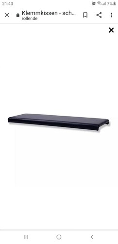 Klemmkissen schwarz 120 - , cm