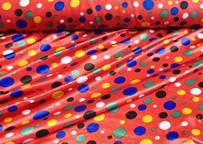 Satin Stoff Bedruckt Karneval