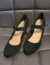 schwarze Spangen-Pumps Gr. 40