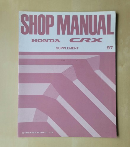 Honda werkstatthandbuch - honda,