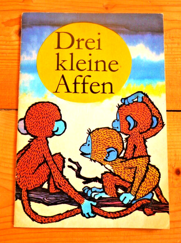 Drei kleine affen - affen,