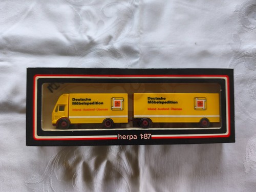 Herpa jumbokofferhängerzug - mb,
