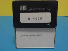 Weinert HO 4028 Schienenschleifzug, 4-teilig, wie "NEU" -s. Text und Fotos !