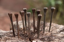 20 alte Hufnägel mit 7cm Länge .