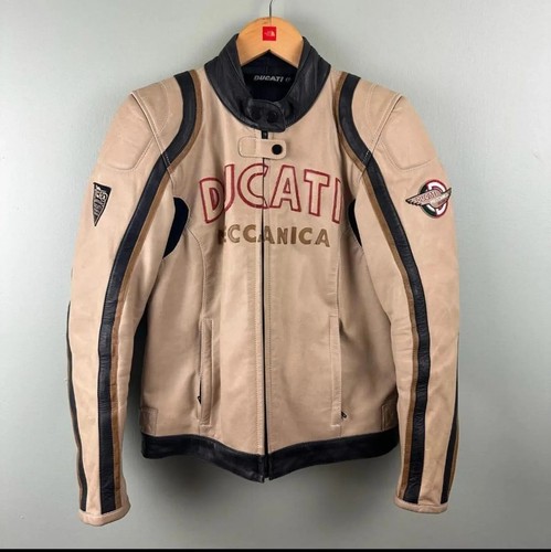 Lederjacke vintage ducati - lederjacke,