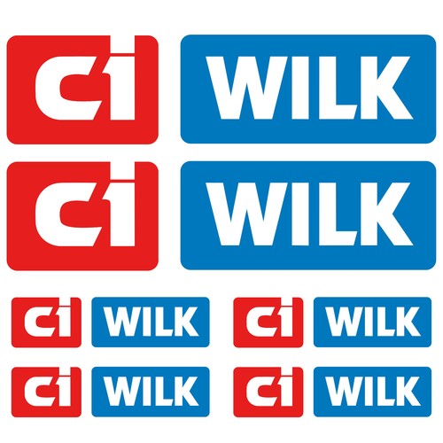 Wilk aufkleber sticker - ci,