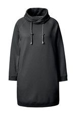 Ulla Popken Damen große Größen Sweatkleid Stehkragen Langarm Taschen 825247