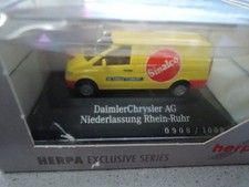 Herpa Exclusivserie MB Vito Kasten Sinalco DaimlerChry NL Rhein-Neckar OVP (3KK)