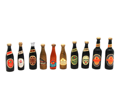 Miniatur bierflaschen puppen - miniatur,