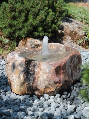 Quellstein marmor l90cm - quellstein, mit