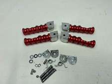 (RB) Ducati Fußraste Fußrasten Vorne Hinten Front Rear Foot Rests Pegs 
