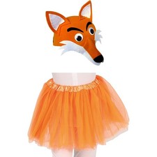 Fuchs Kostüm Set: Mütze &