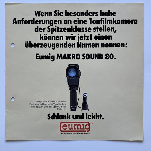 Eumig makro sound - eumig,