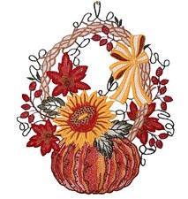 Fensterbild Halloween Kürbis