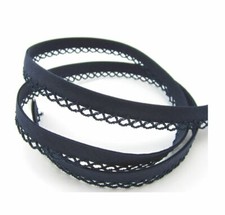 Schrägband mit Häkelborte