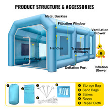 12X5X4M Aufblasbare Zelt Spray