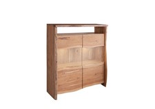 Highboard Akazienholz massiv
