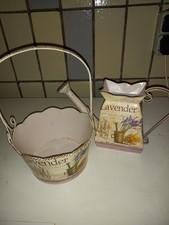 Landhausstil Shabby Kanne Deko Lavendel Garten Küche Dachbodenfund