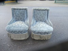 2 antike Art Deco Sessel mit