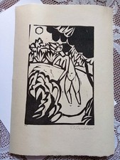 Ernst Ludwig Kirchner "Das Stiftfräulein und der Tod"um 1913. Lithografie 