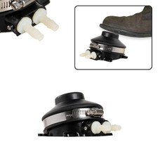 Fußpumpe Fußbetriebene Wasserpumpe Leichte Wohnmobil, Yacht, Wohnwage, 9mm Nozzl