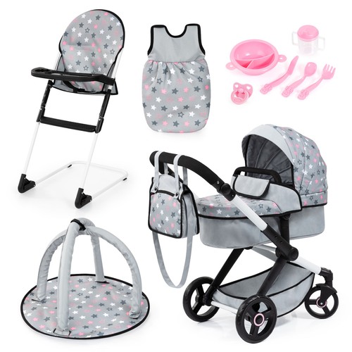 Kombi puppenwagen xeo grau - xeo,