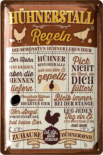 Retro blechschild - retro,