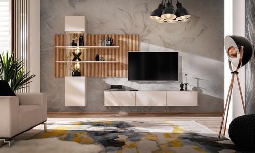 Wohnwand anbauwand wohnzimmer - wohnwand,
