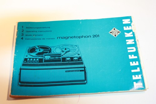 Telefunken magnetophon 302 - telefunken,