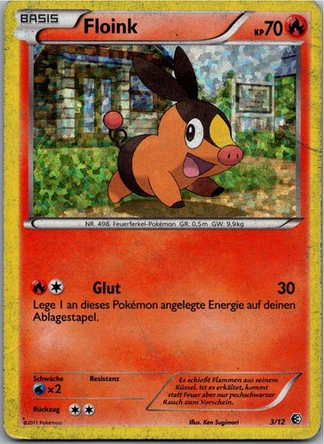 Pokémon floink holo - pokémon, 3/12