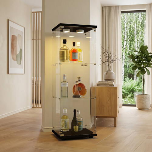 Hochschrank vitrinenschrank - hochschrank,