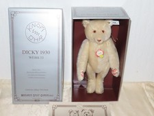 Steiff Bär Teddy "Dicky" 1930 Replika 1992 mit Original Verpackung!