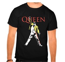 QUEEN FREDDIE MERCURY Rockband Rock Music legends SCHWARZE T-Shirt - 926