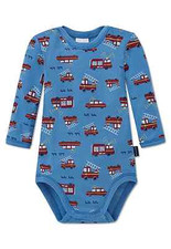 SCHIESSER Baby Body Langarm FEUERWEHR TATÜ TATA Gr 68 74 80 86 92 98 104 Bodies 