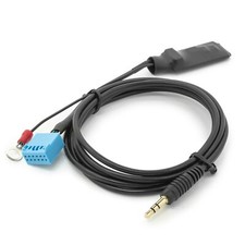 Aux In Klinke Interface Kabel für Radio 12 Pin Quadlock für VW Audi Seat Skoda