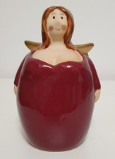 Keramik / Ton Engel stehend  -