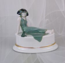 Rosenthal Jugendstil Figur Liegende Tänzerin "Froschkönig" Rauth Figurine 1918